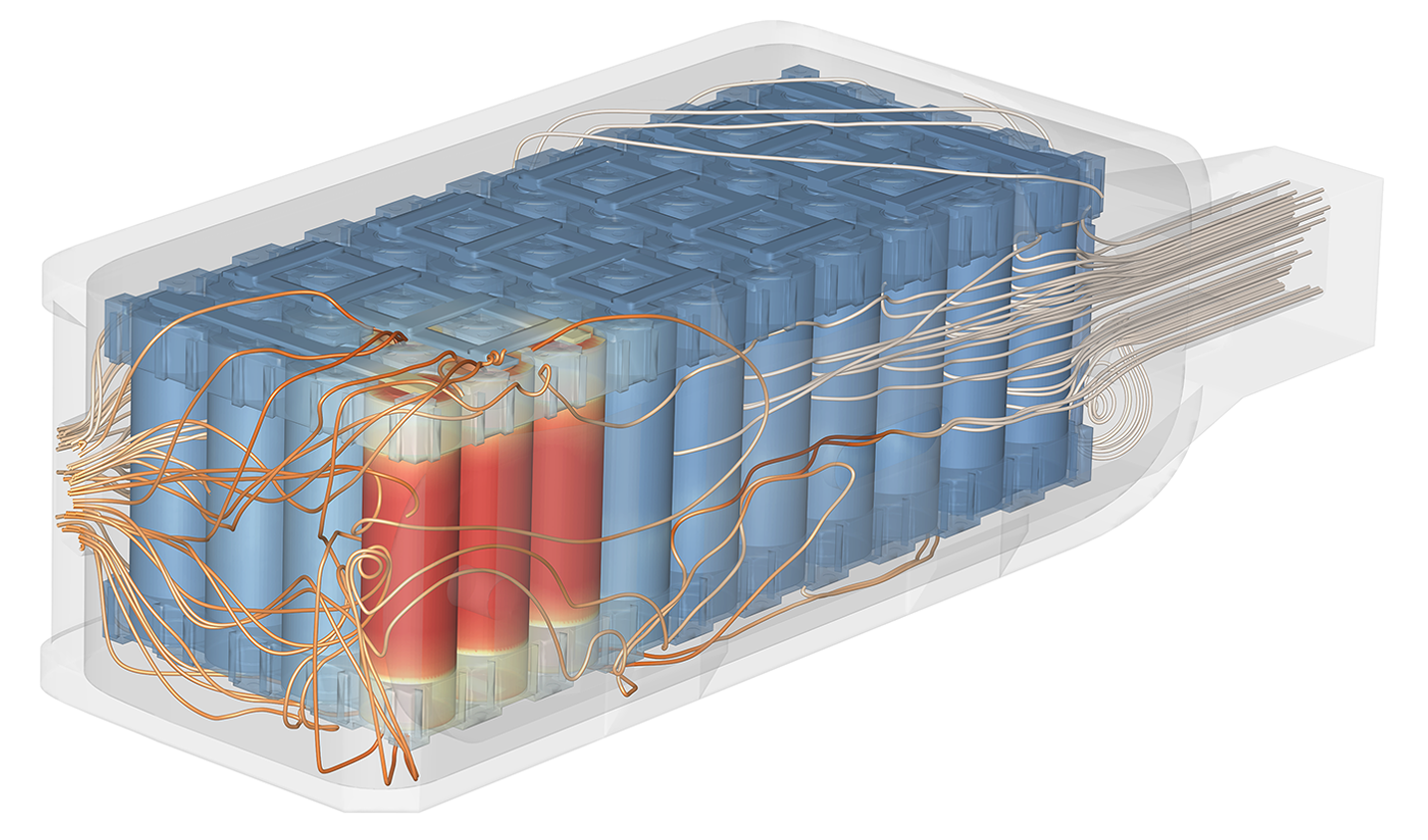 Battery Cell in Thermal Runaway Simulation