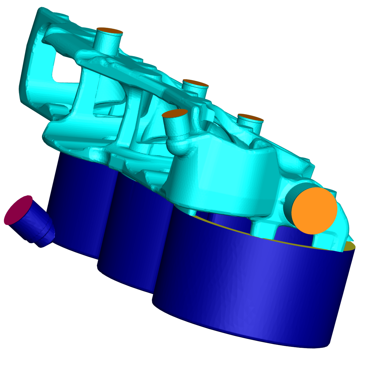 Efficient and accurate modeling of heat transfer in an engine head and ...